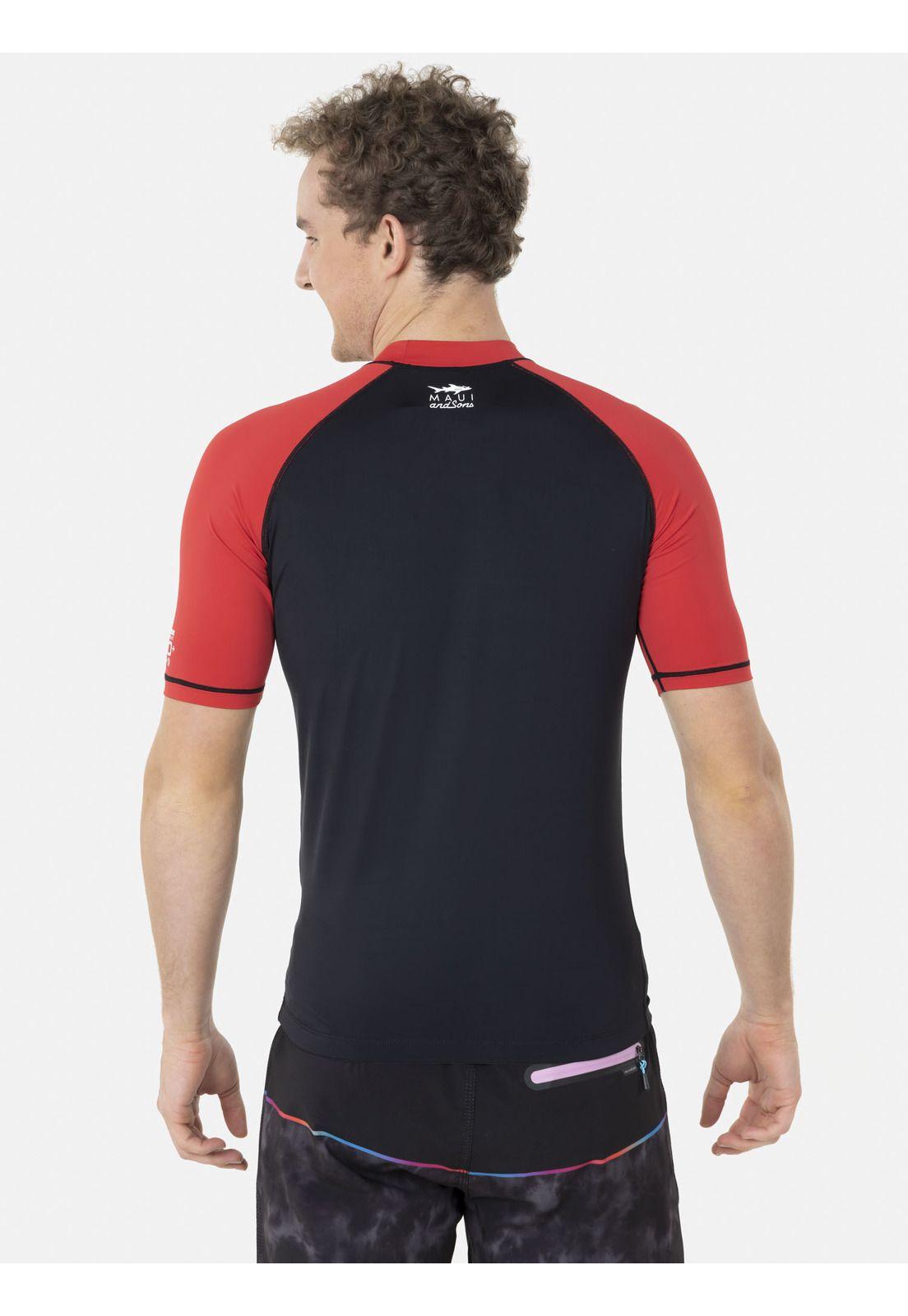 Polera CLASSIC UVP Hombre Rojo Maui and Sons-1