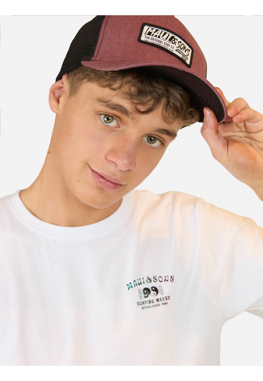 Pack Polera Jockey Twilight Blanco Infantil Maui And Sons-2