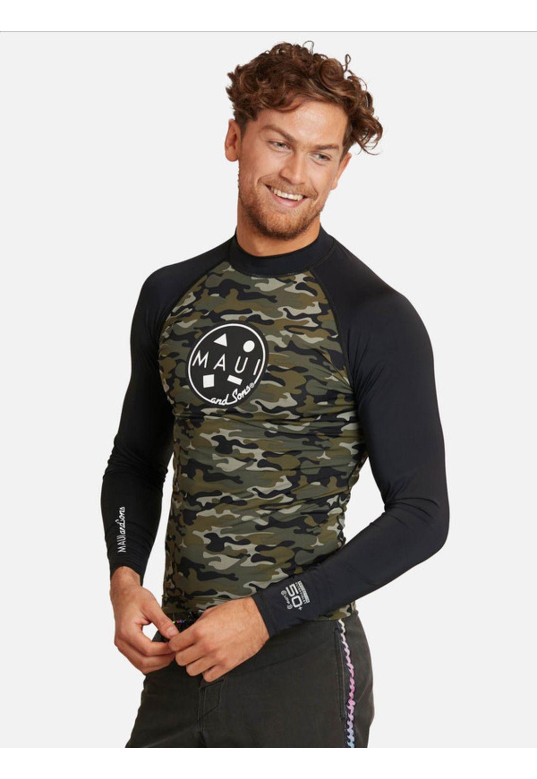 Polera UVP AquaSun Wardrobe Multicolor Hombre Maui and sons-0