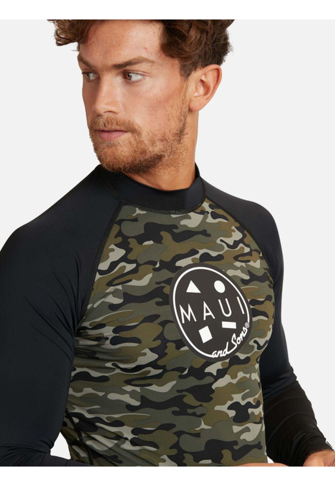 Polera UVP AquaSun Wardrobe Multicolor Hombre Maui and sons-2
