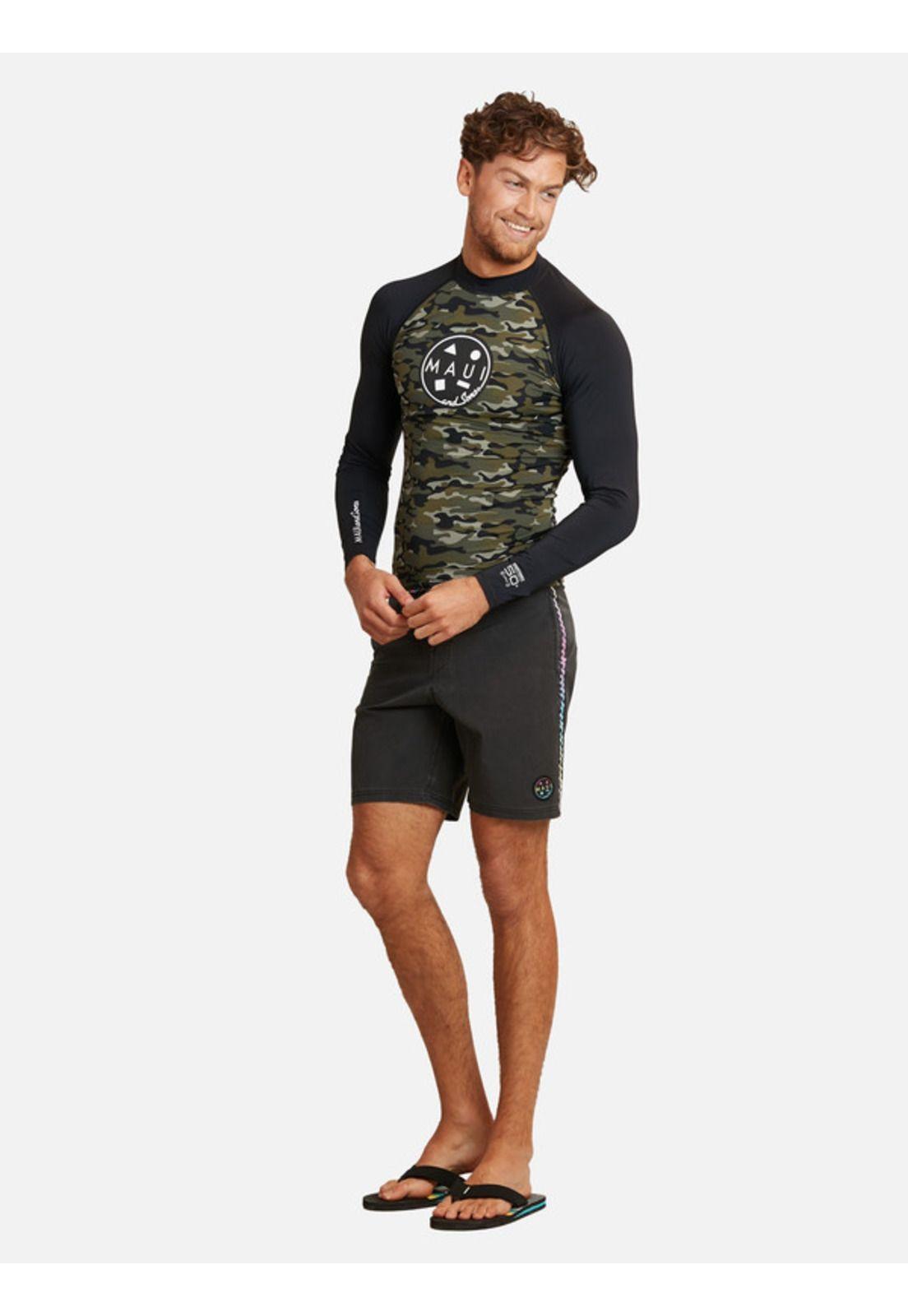 Polera UVP AquaSun Wardrobe Multicolor Hombre Maui and sons-3