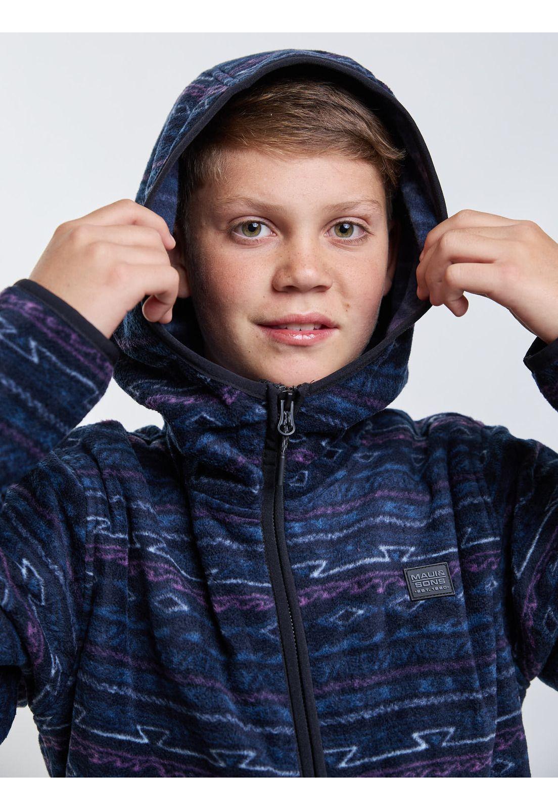 Poleron Micropolar Urbanik Multicolor Infantil Maui And Sons-3