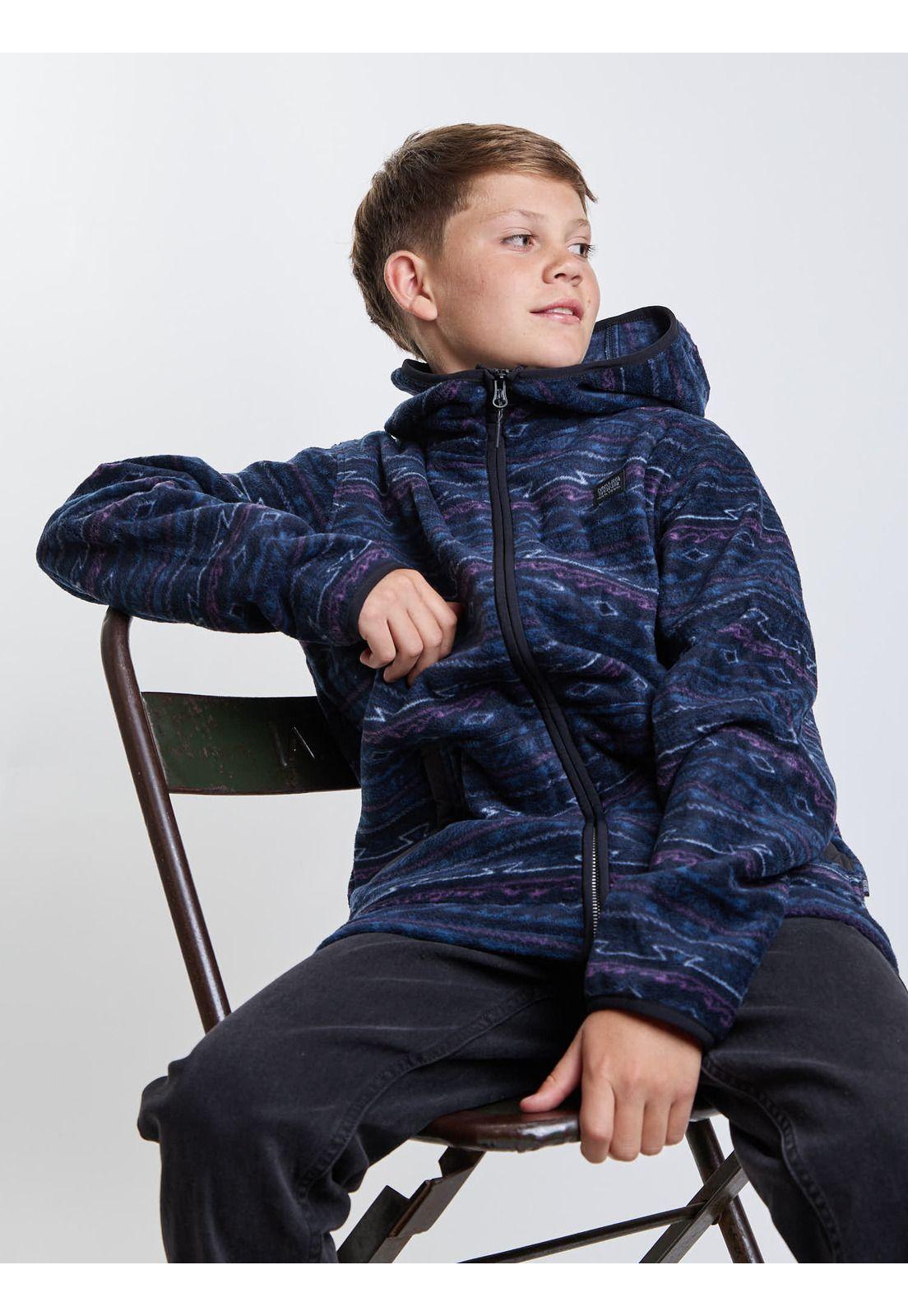 Poleron Micropolar Urbanik Multicolor Infantil Maui And Sons-6