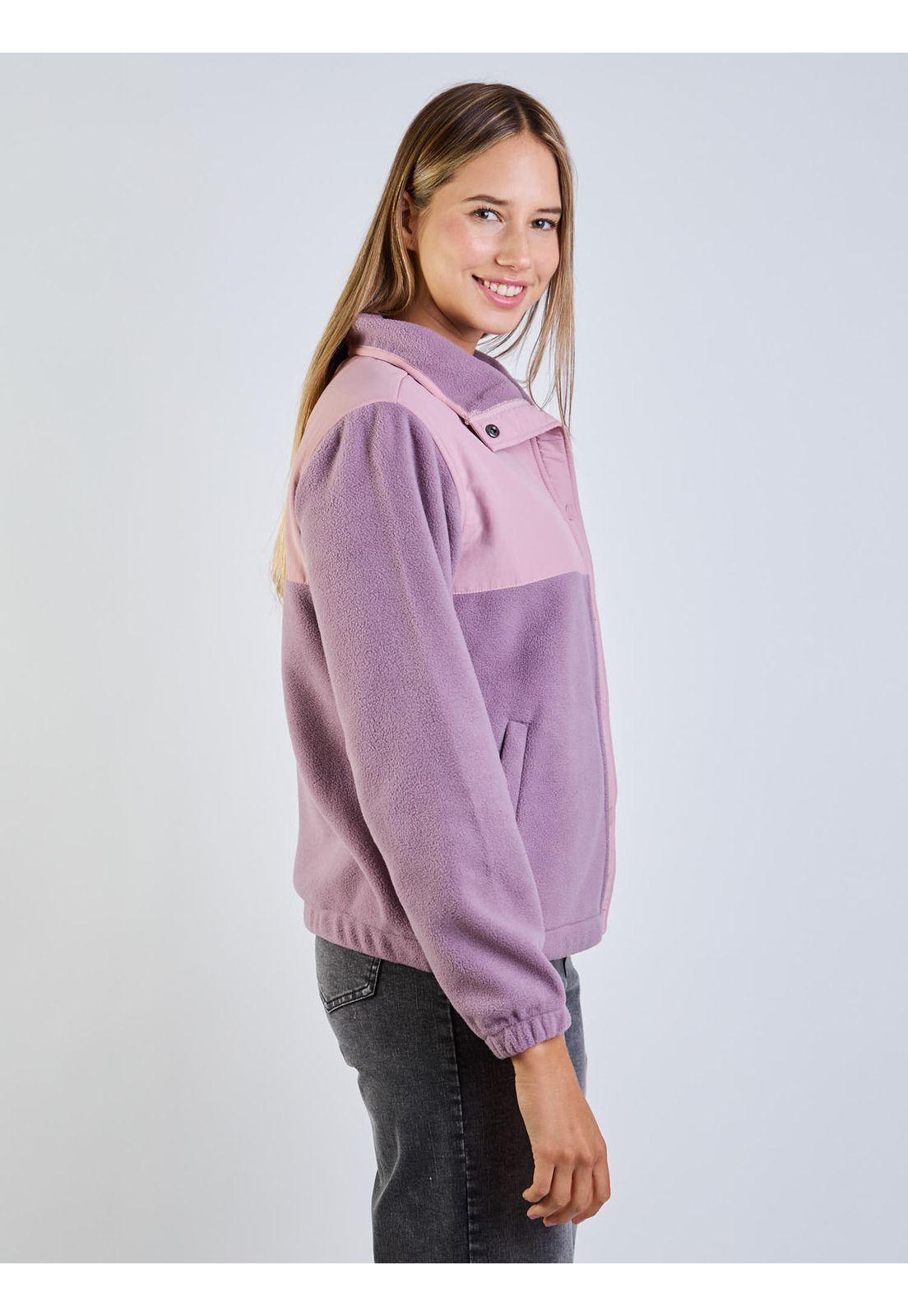 Poleron Polar Birch Morado Mujer Maui And Sons-5