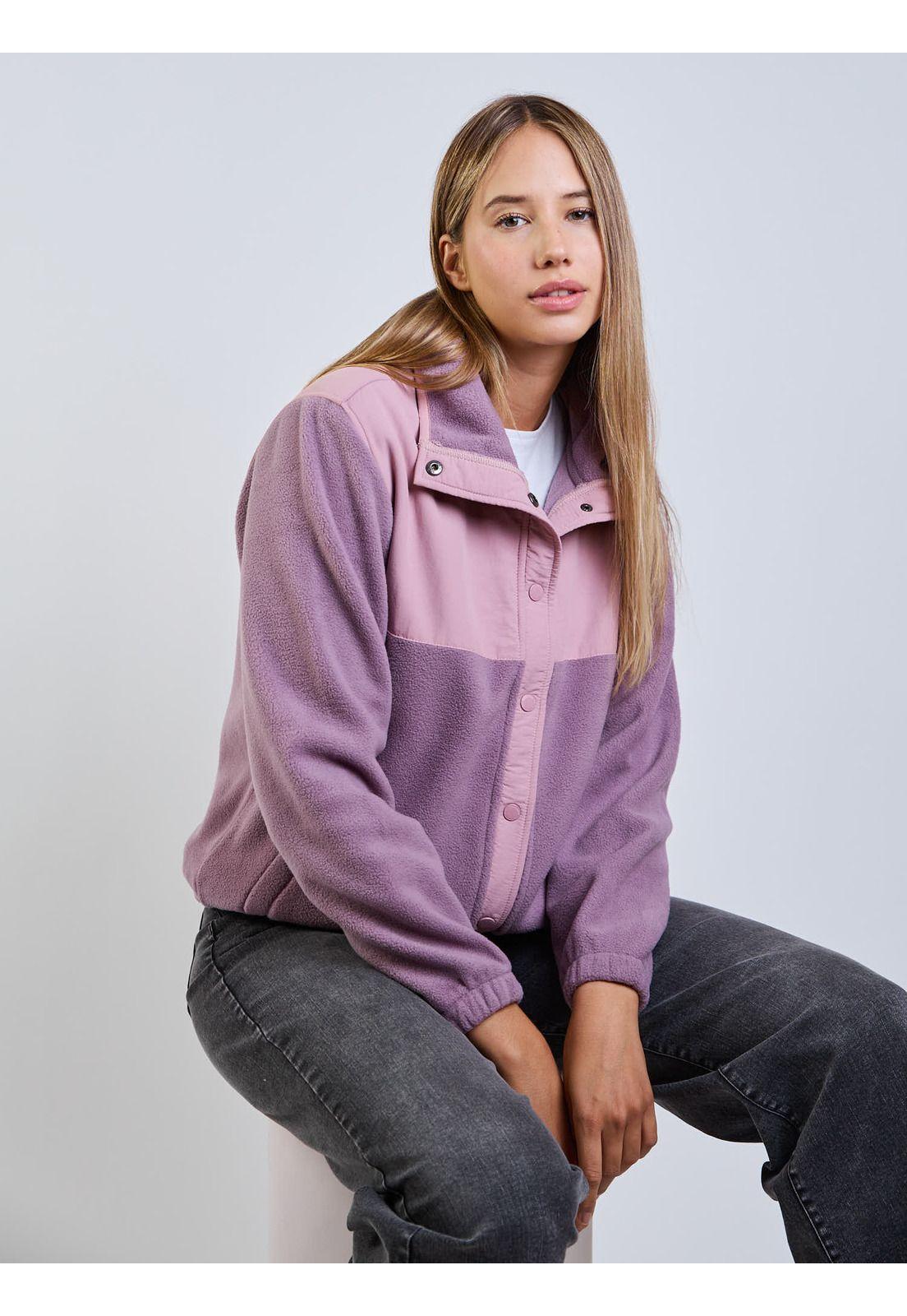 Poleron Polar Birch Morado Mujer Maui And Sons-8