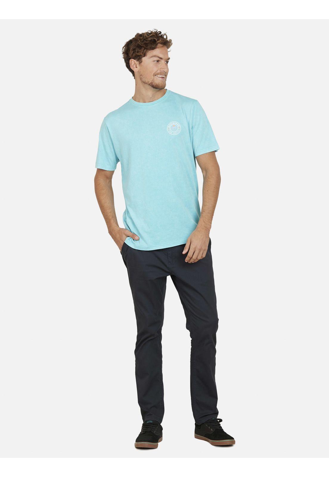 Polera PALM LAX DYE Hombre Celeste Maui and Sons-3