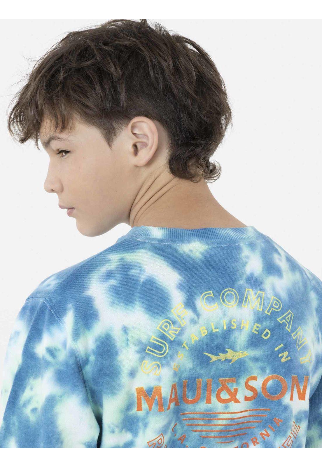 Poleron L.A.CALIFORNIA TIE DYE Juvenil Multicolor Maui and Sons-2