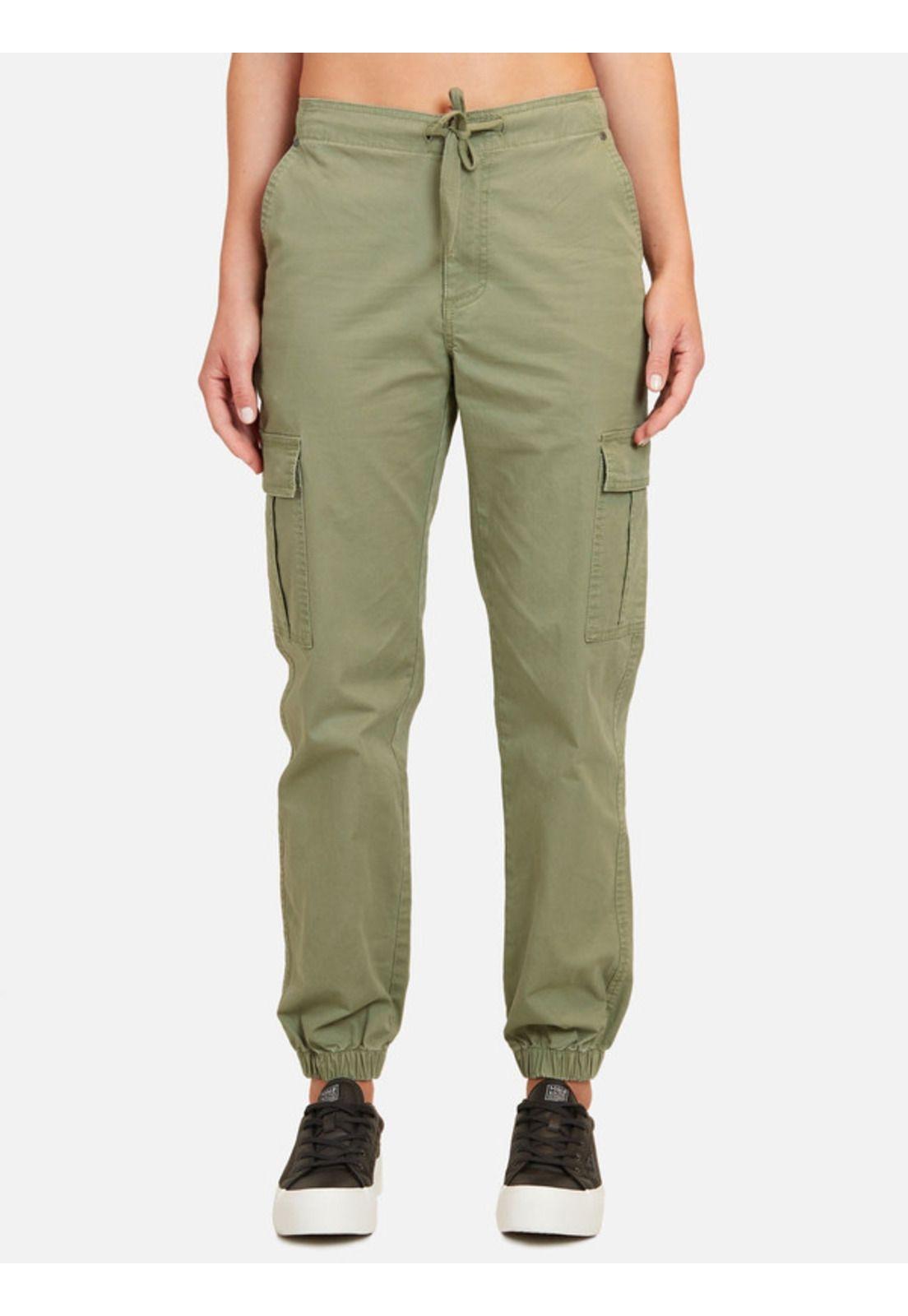 Pantalon Jogger Summer Beach Verde Mujer Maui and sons-0