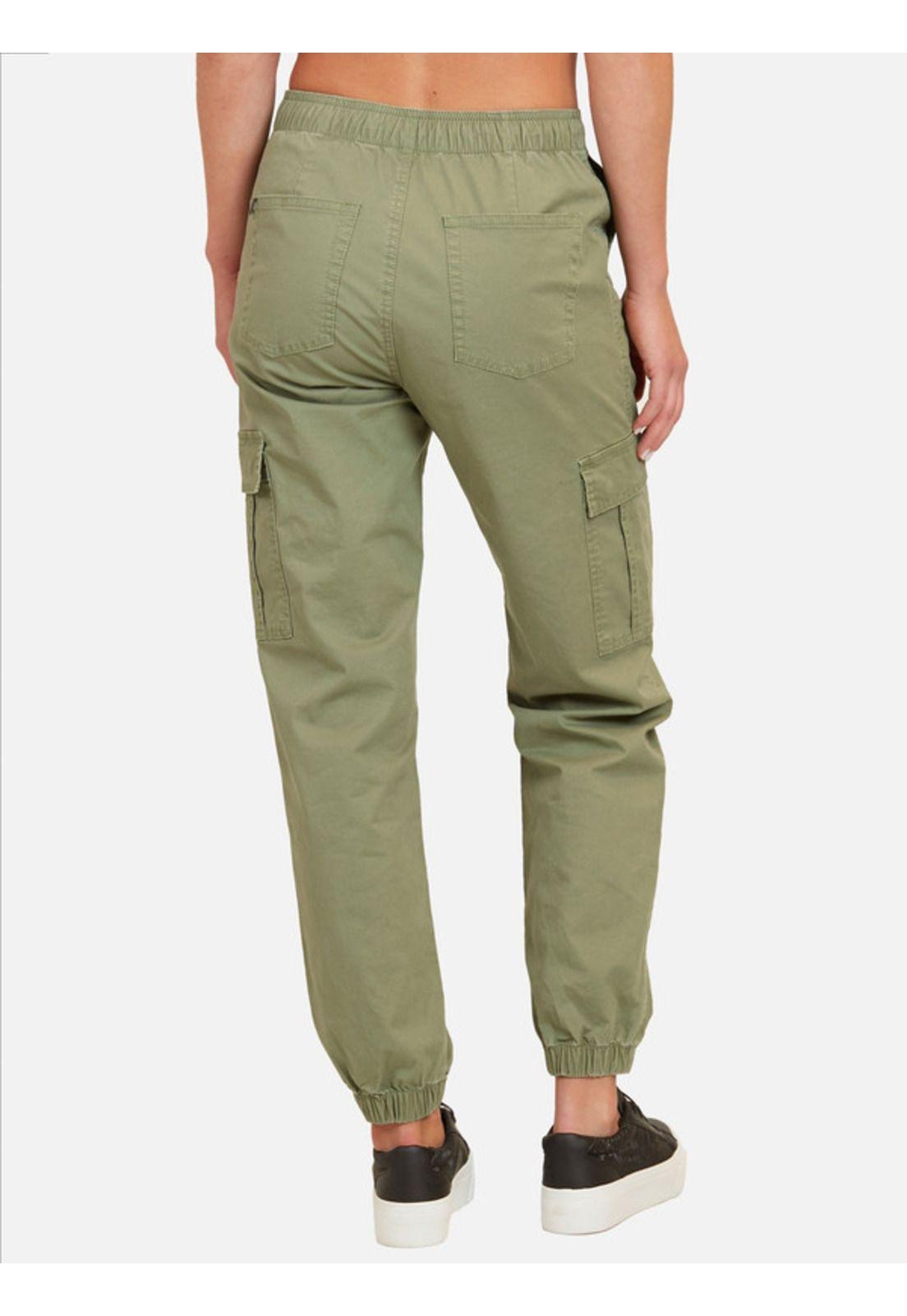 Pantalon Jogger Summer Beach Verde Mujer Maui and sons-1