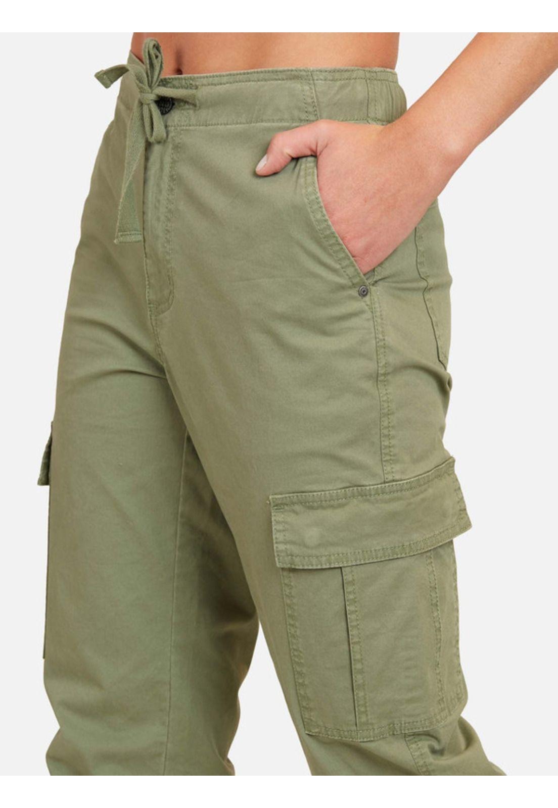 Pantalon Jogger Summer Beach Verde Mujer Maui and sons-2