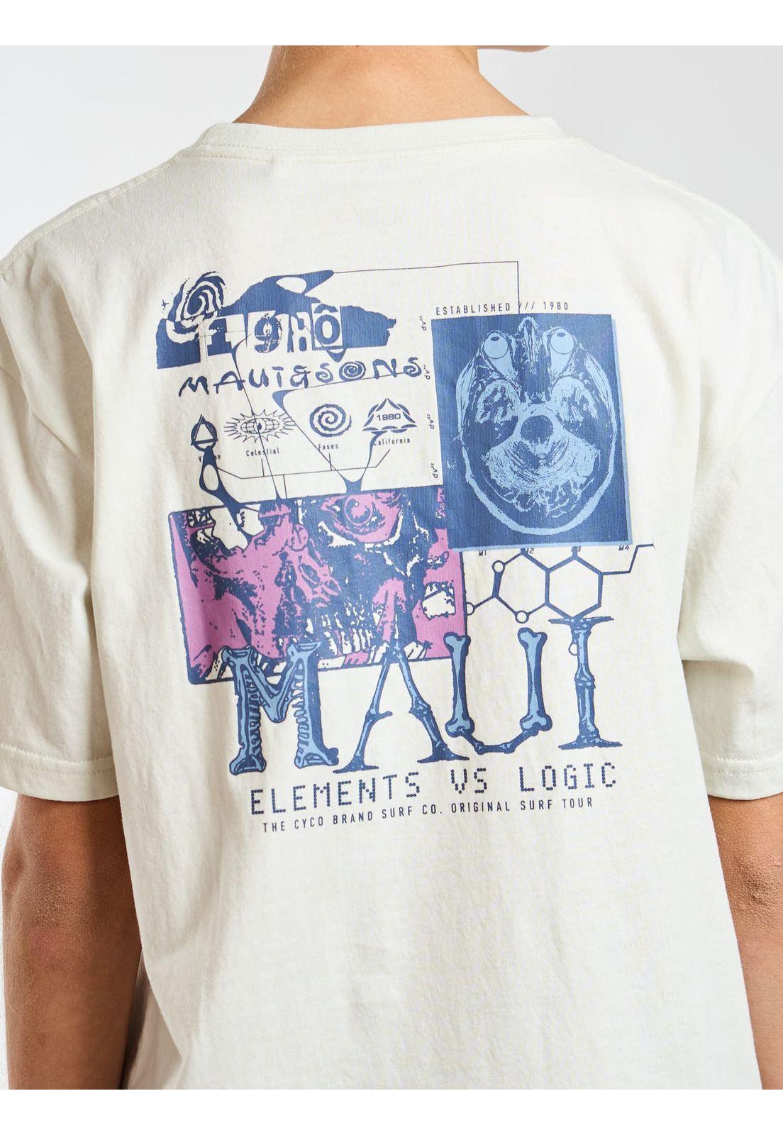 Polera MC Horizon Blanco Infantil Maui and Sons-3