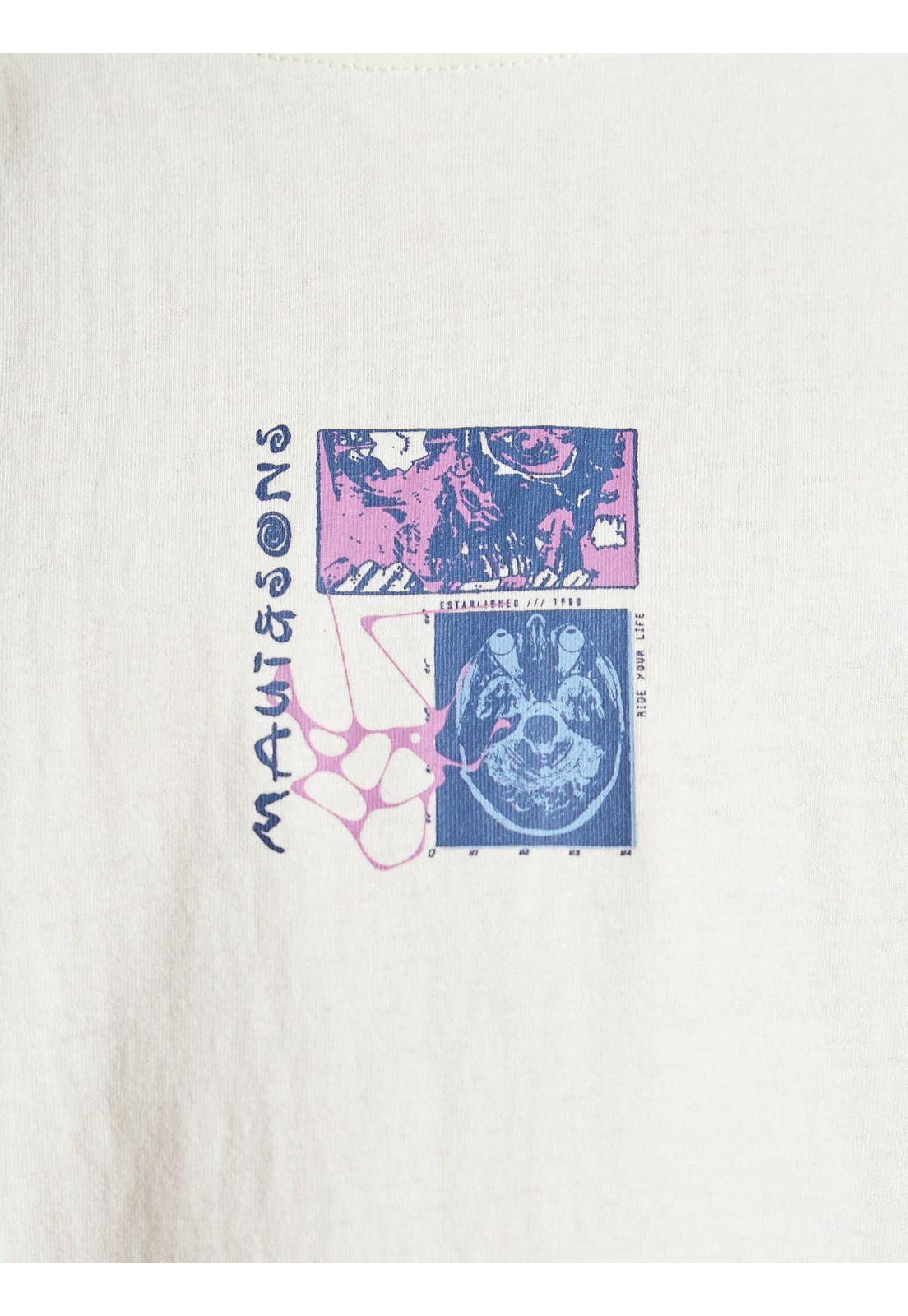 Polera MC Horizon Blanco Infantil Maui and Sons-5