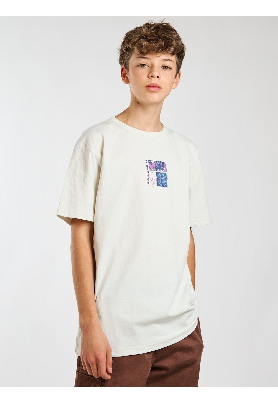 Polera MC Horizon Blanco Infantil Maui and Sons-6