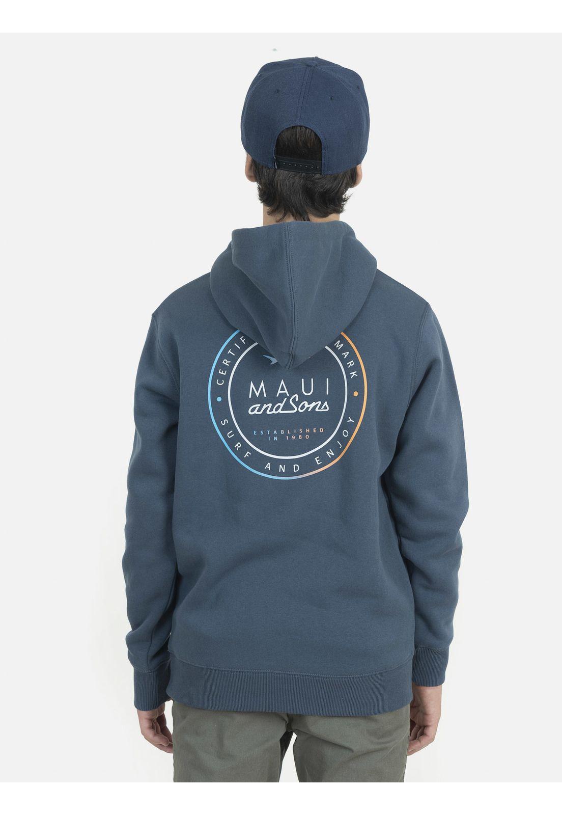 Poleron Juvenil YOUNG SHARK HOODIE Azul Maui and Sons-1