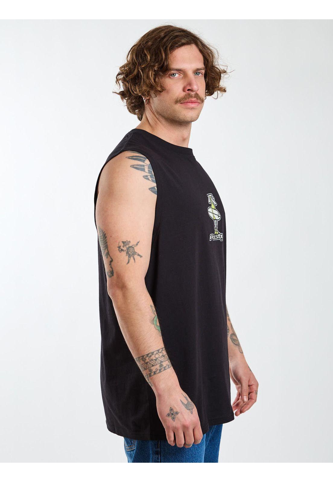 Polera SM Driftwood Negro Hombre Rusty-3