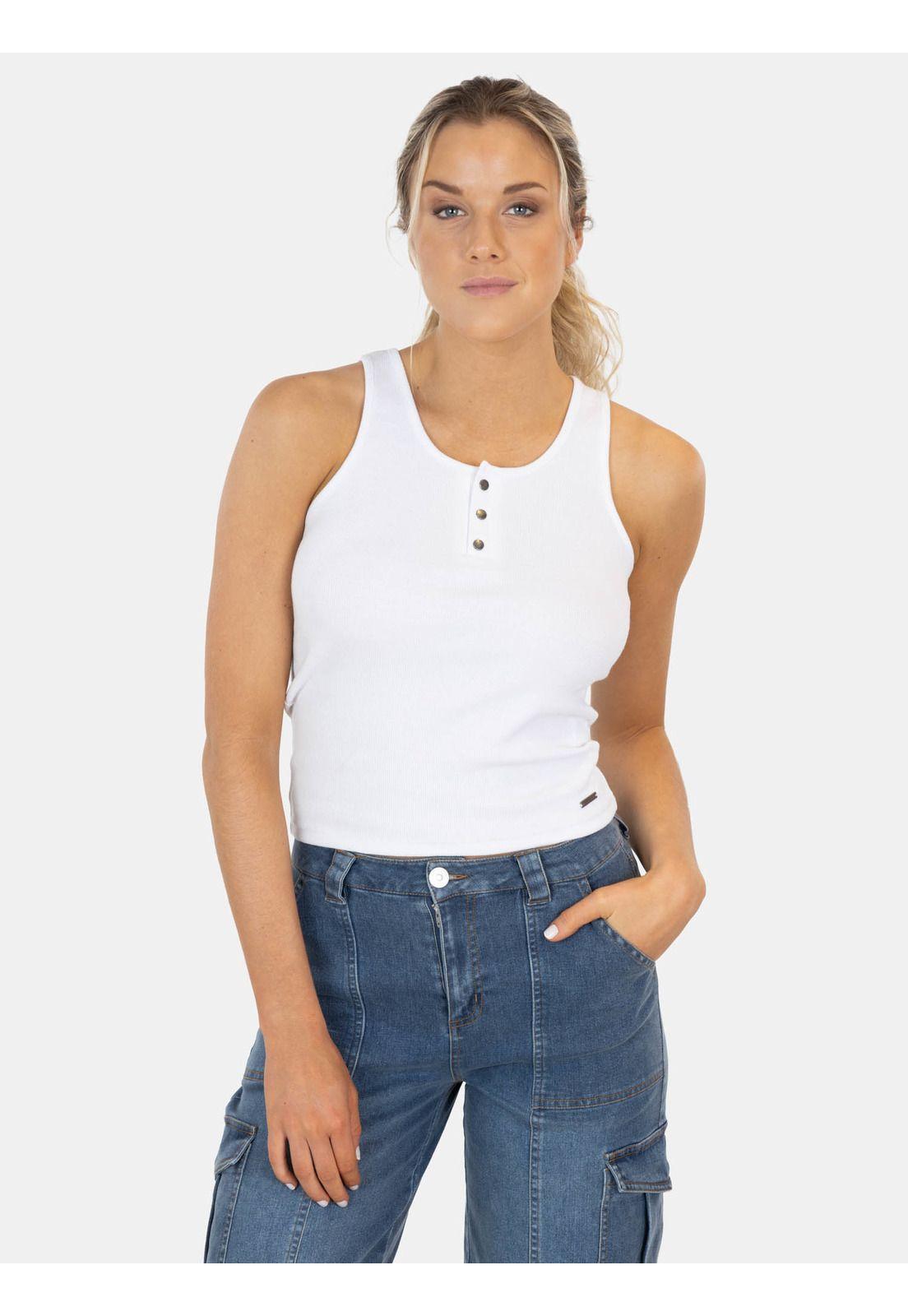 Polera SM Akea Blanco Mujer Maui And Sons-0