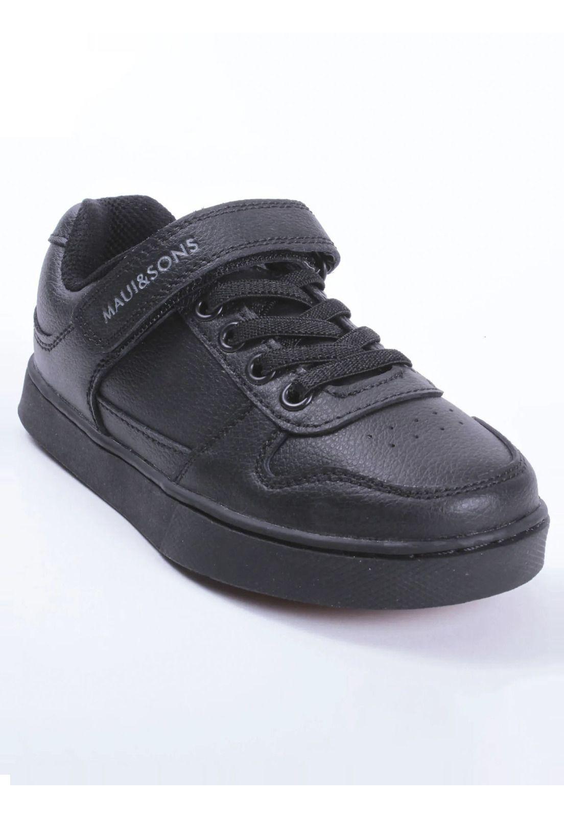 Zapatilla Escolar Poke Low Niño Negro Maui and Sons-0