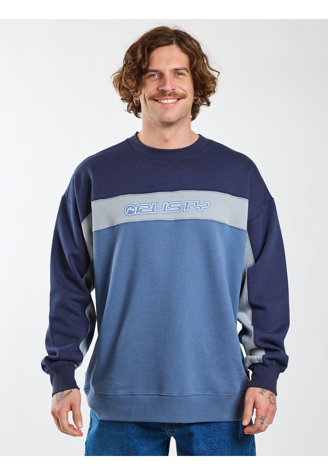 Poleron CR Breaker Azul Hombre Rusty-0