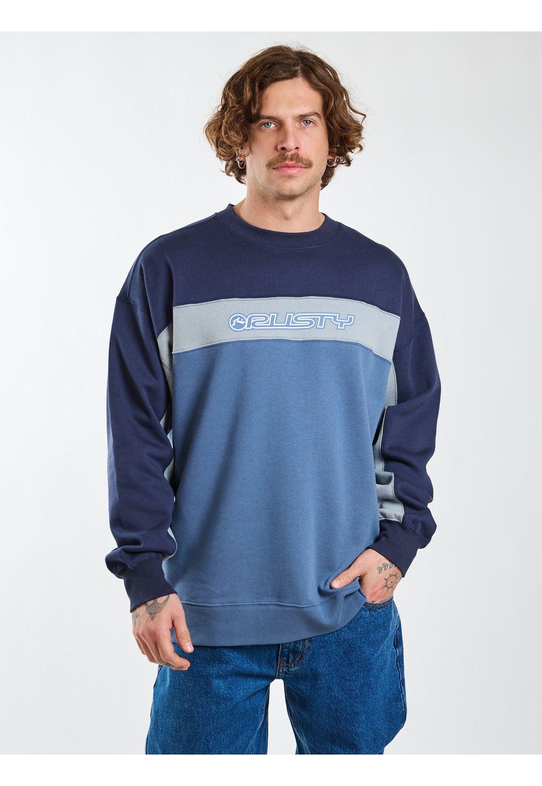 Poleron CR Breaker Azul Hombre Rusty-5