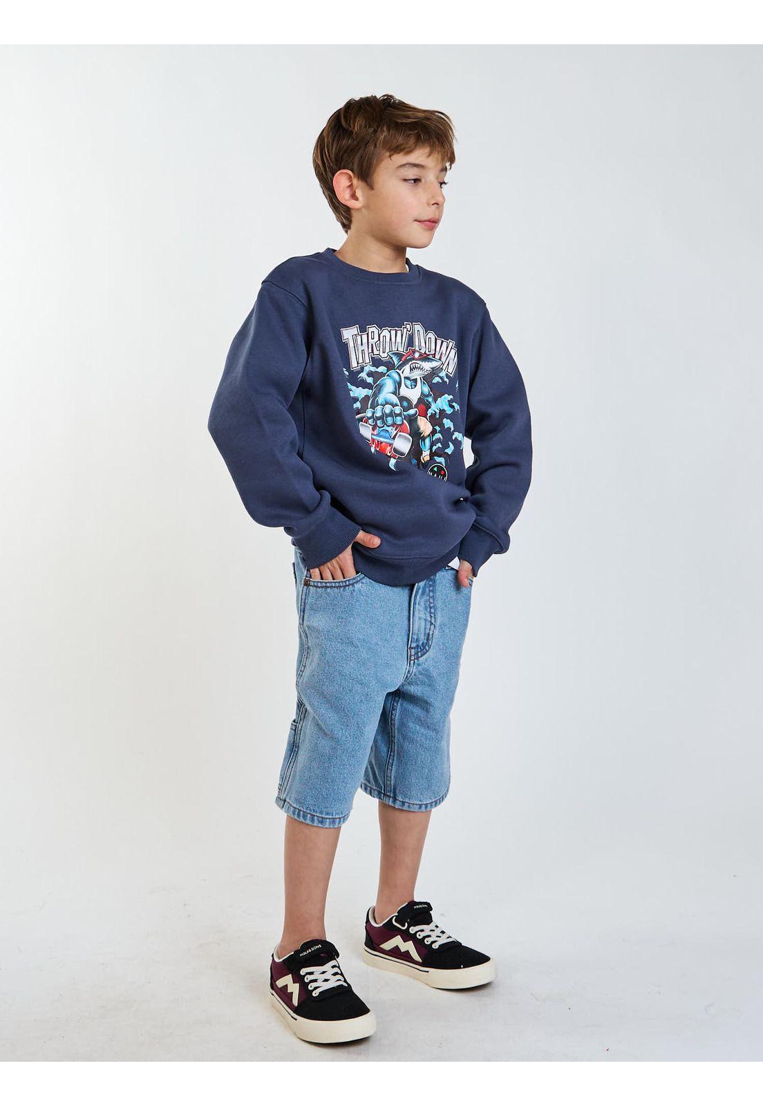 Poleron CR Mana Azul Infantil Maui and Sons-6