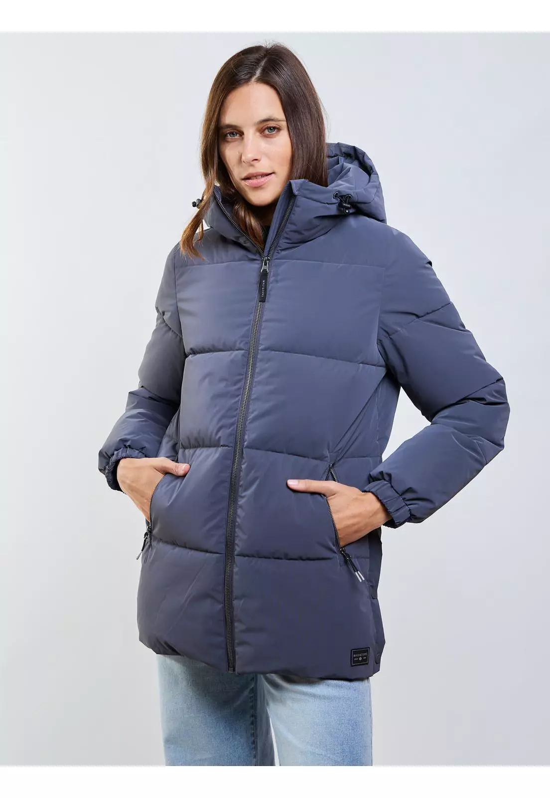 Parka Cream Gris Mujer Maui And Sons-0