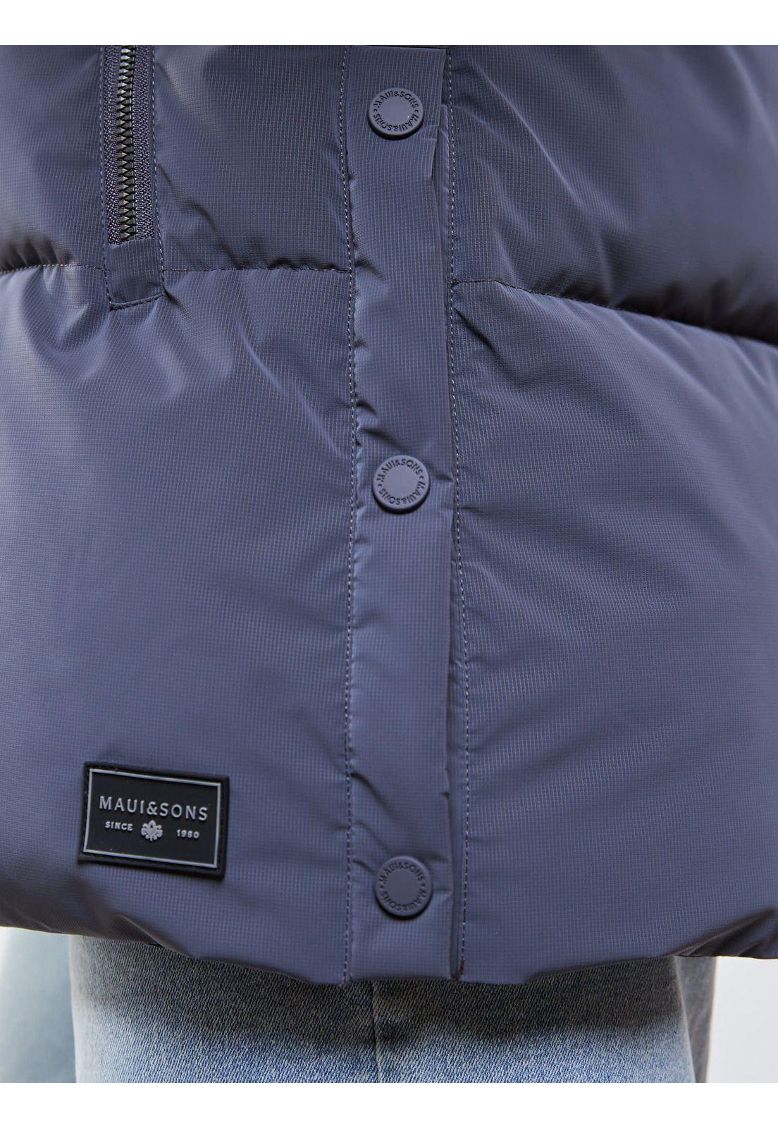 Parka Cream Gris Mujer Maui And Sons-5