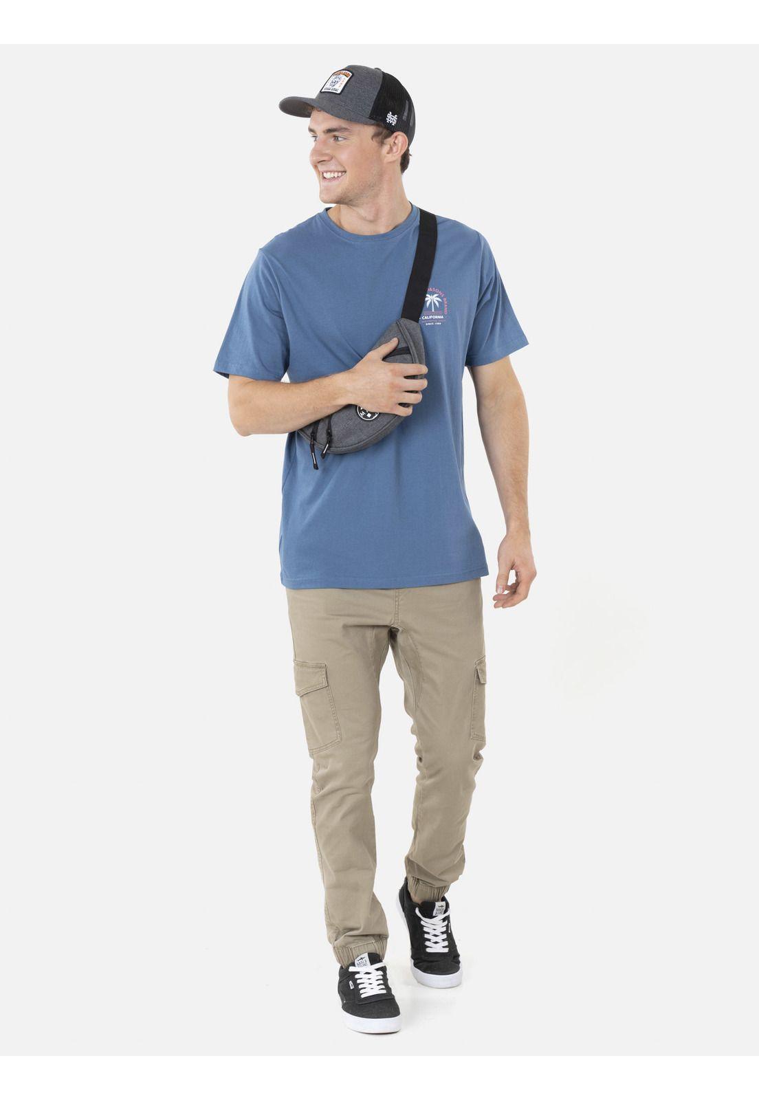 Polera SURFER BRAND Hombre Azul Maui and Sons-3