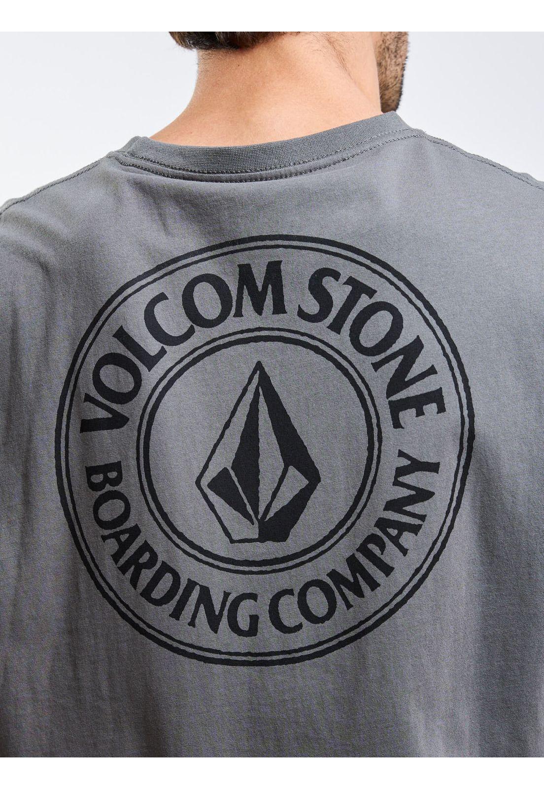Polera MC Drain You Verde Hombre Volcom-3