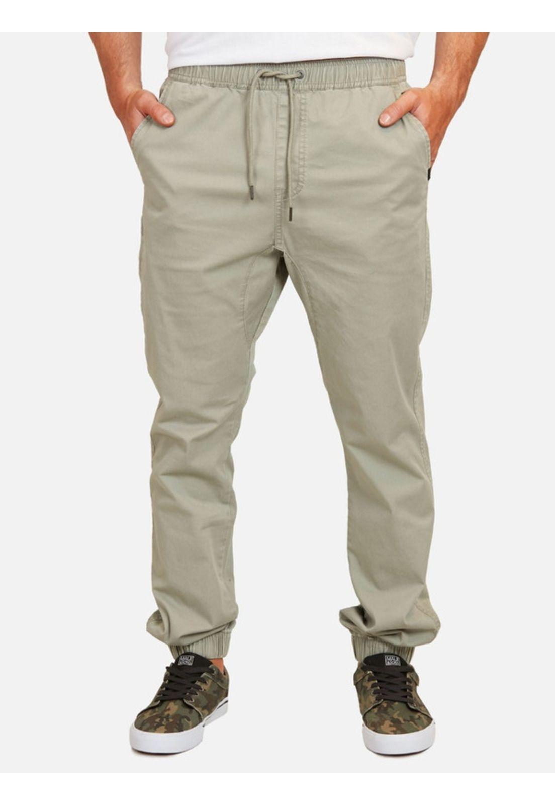 Pantalon Jogger Side Pocket Oliva Hombre Maui and sons-0