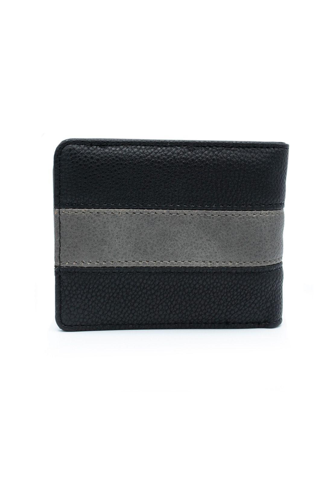 Billetera Hombre Negro Maui and Sons 5AB119-MV20-2