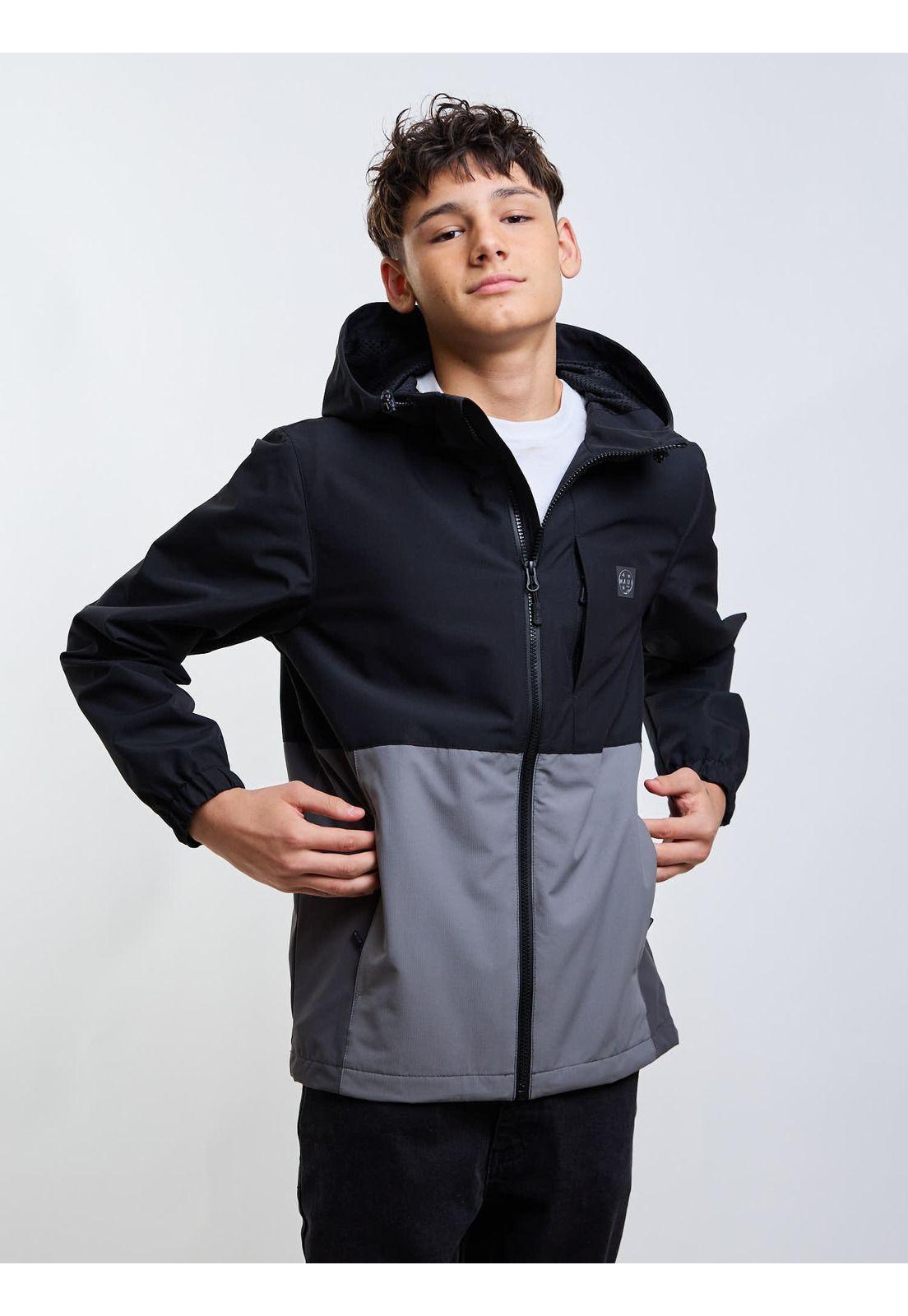 Cortaviento Night Gris Infantil Maui And Sons-7