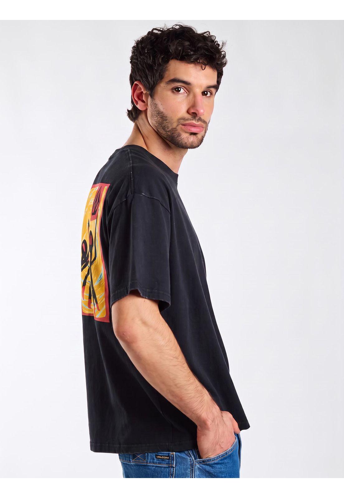 Polera MC Pour Decisions Negro Hombre Volcom-1