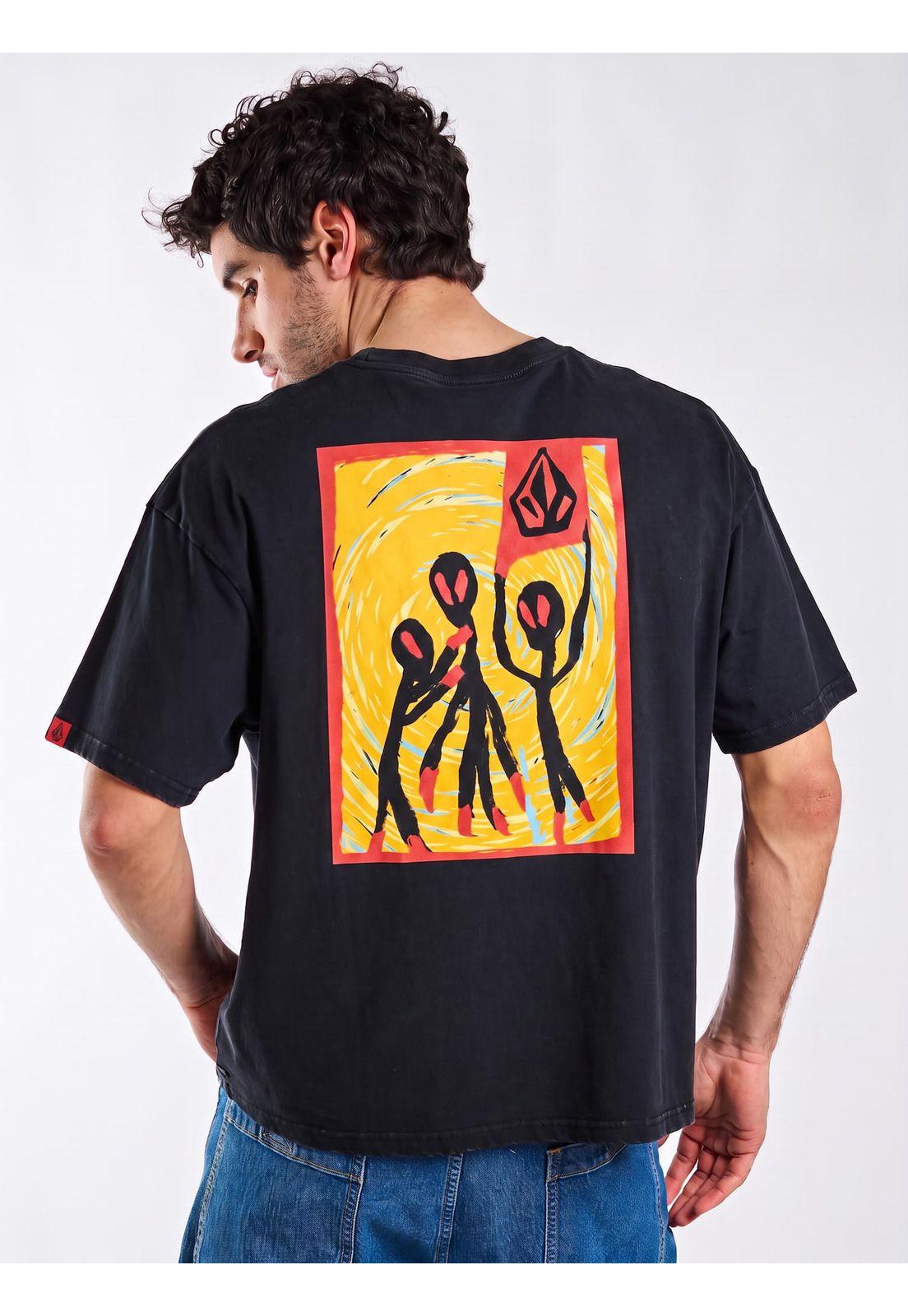 Polera MC Pour Decisions Negro Hombre Volcom-2