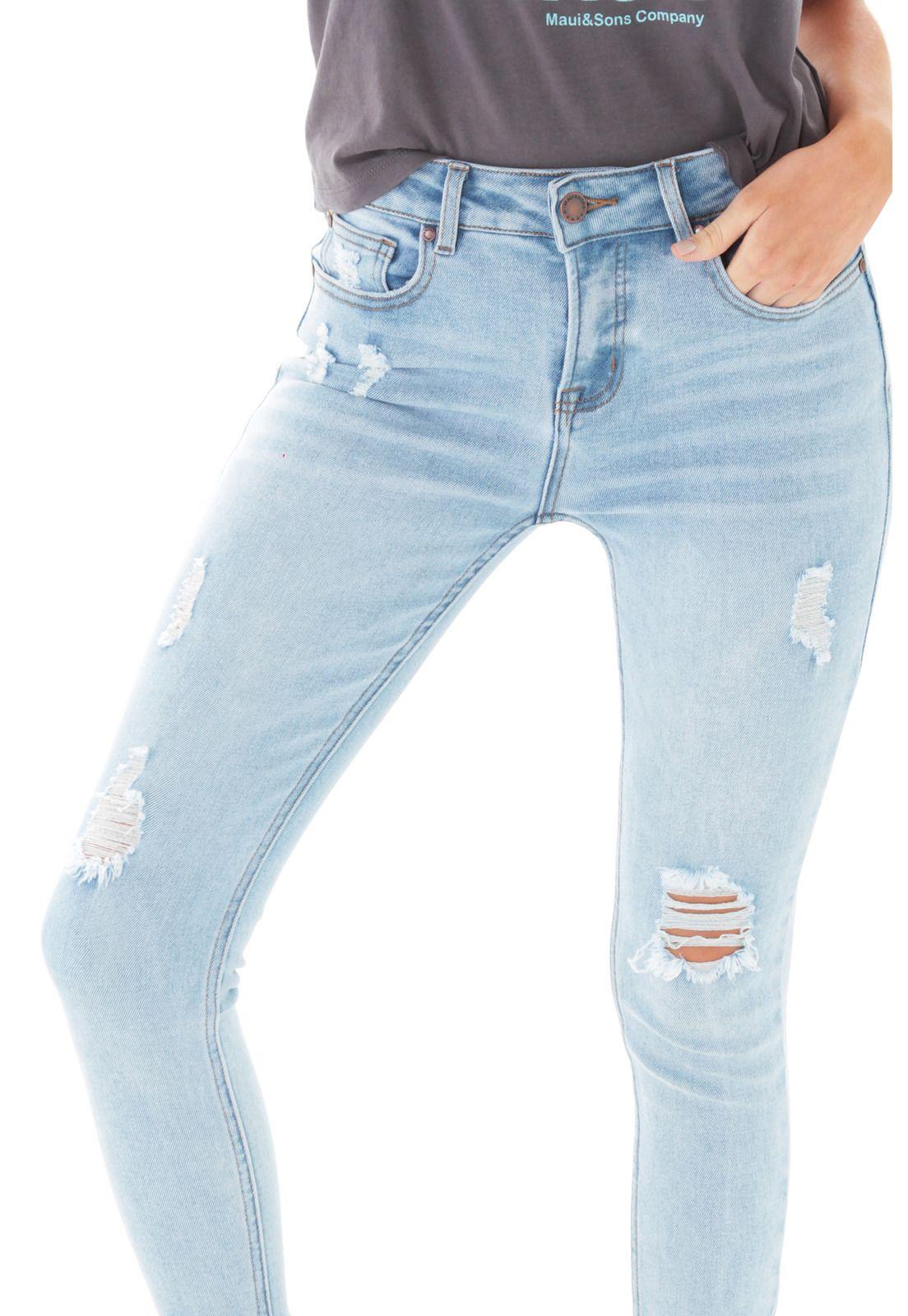 Pantalon Jeans Mujer 5N1614-WV21 Azul-2