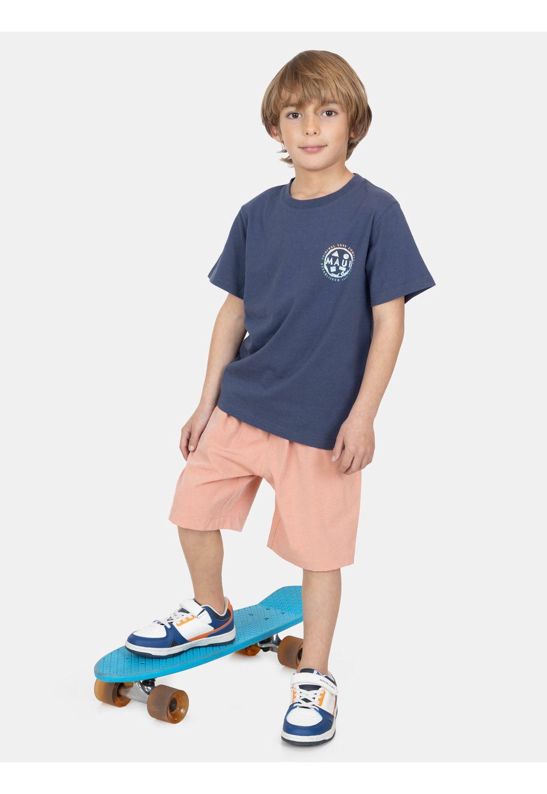 Bermuda Sunhale Naranja Infantil Maui And Sons-3