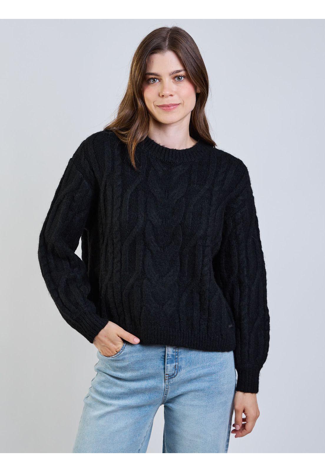Sweater Dunae Negro Mujer Maui And Sons-0
