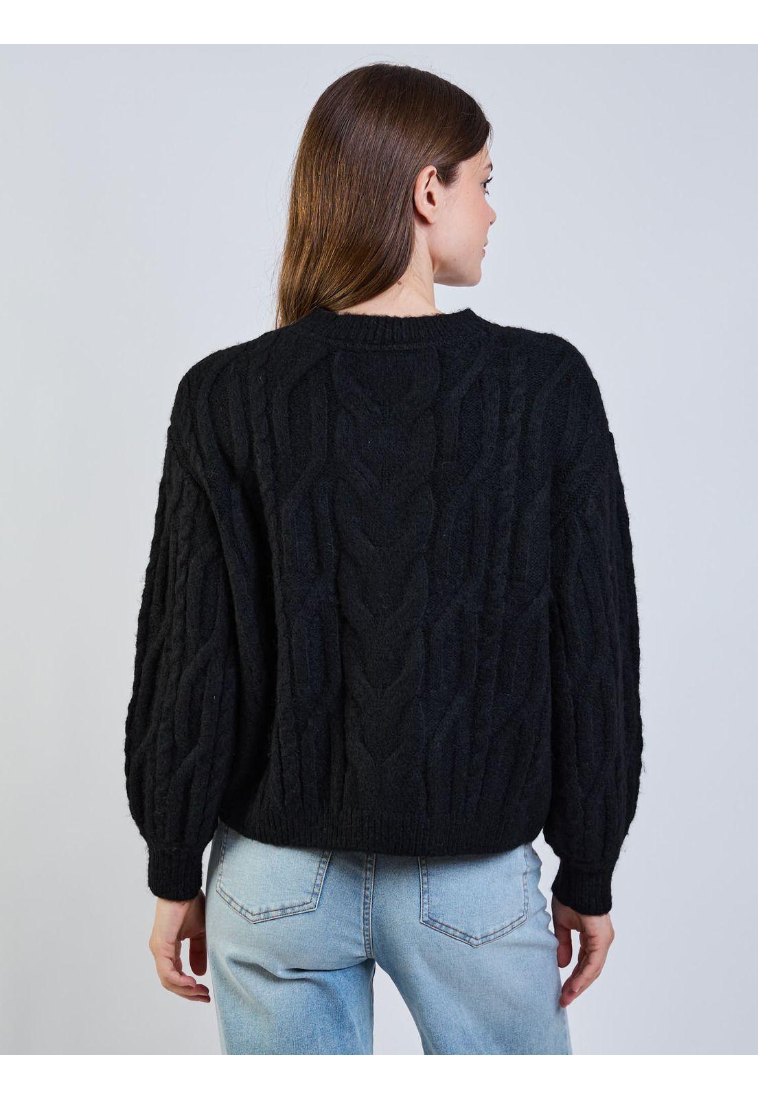 Sweater Dunae Negro Mujer Maui And Sons-1