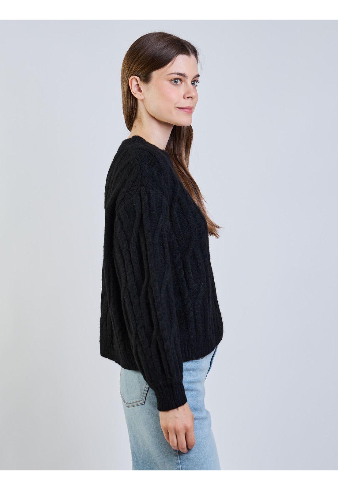 Sweater Dunae Negro Mujer Maui And Sons-2