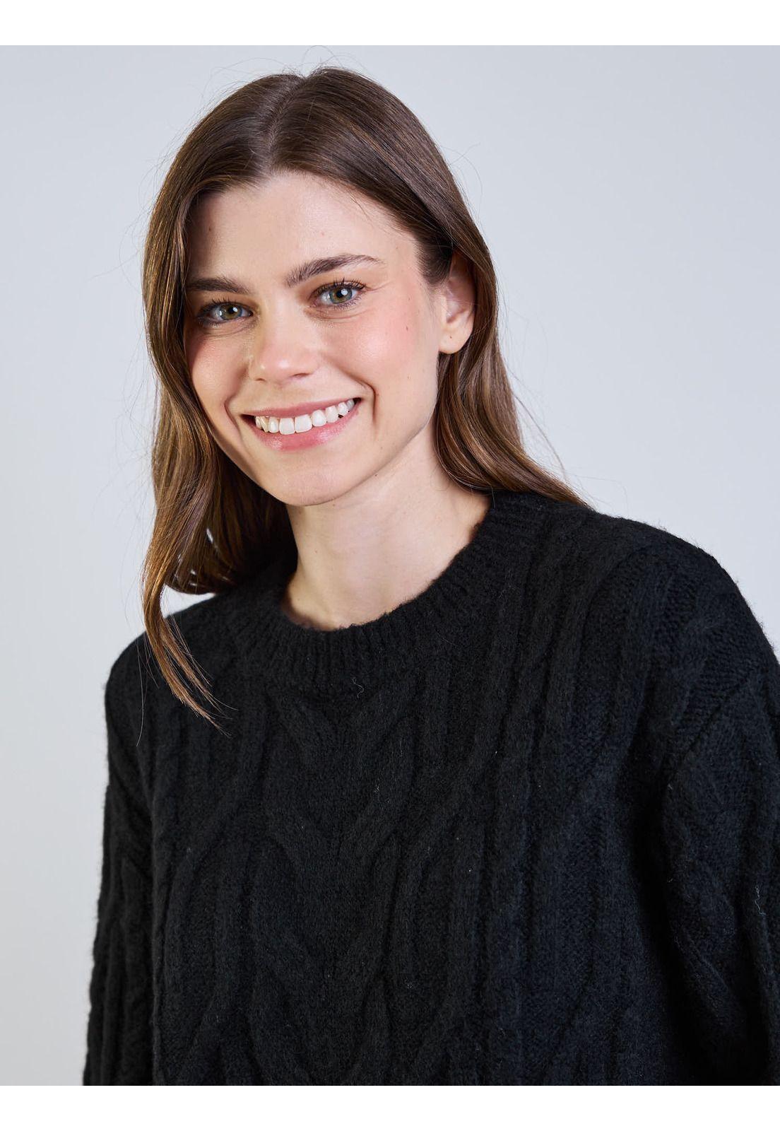 Sweater Dunae Negro Mujer Maui And Sons-3