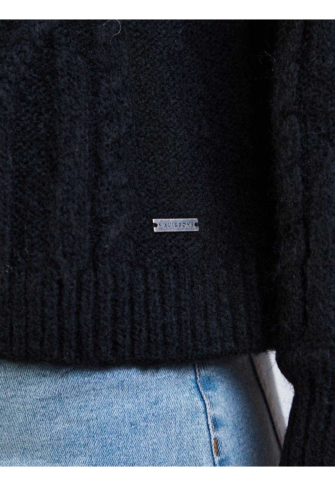 Sweater Dunae Negro Mujer Maui And Sons-4