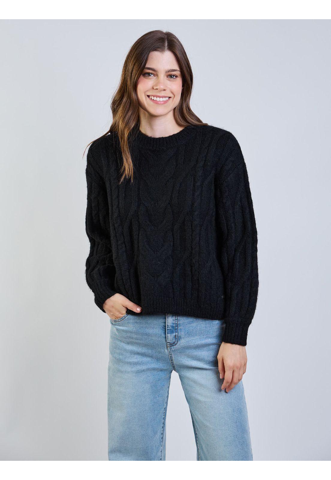 Sweater Dunae Negro Mujer Maui And Sons-5