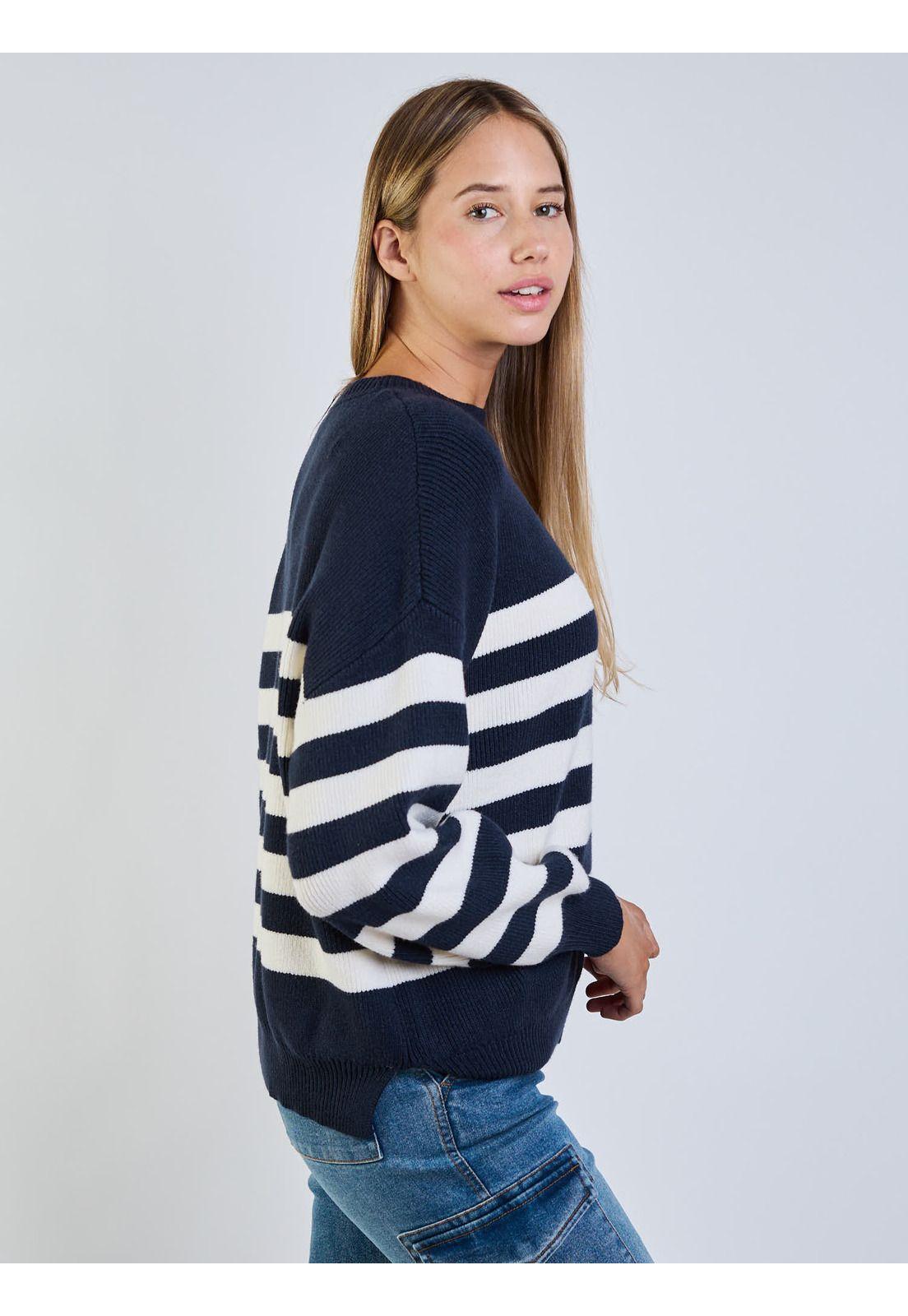 Sweater Silvae Azul Mujer Maui And Sons-2