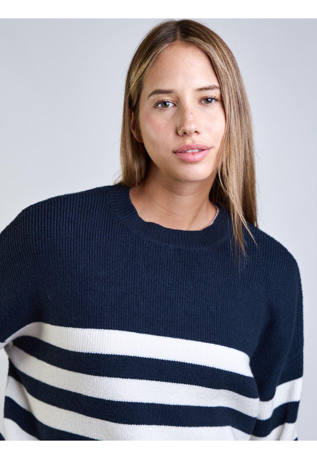 Sweater Silvae Azul Mujer Maui And Sons-3