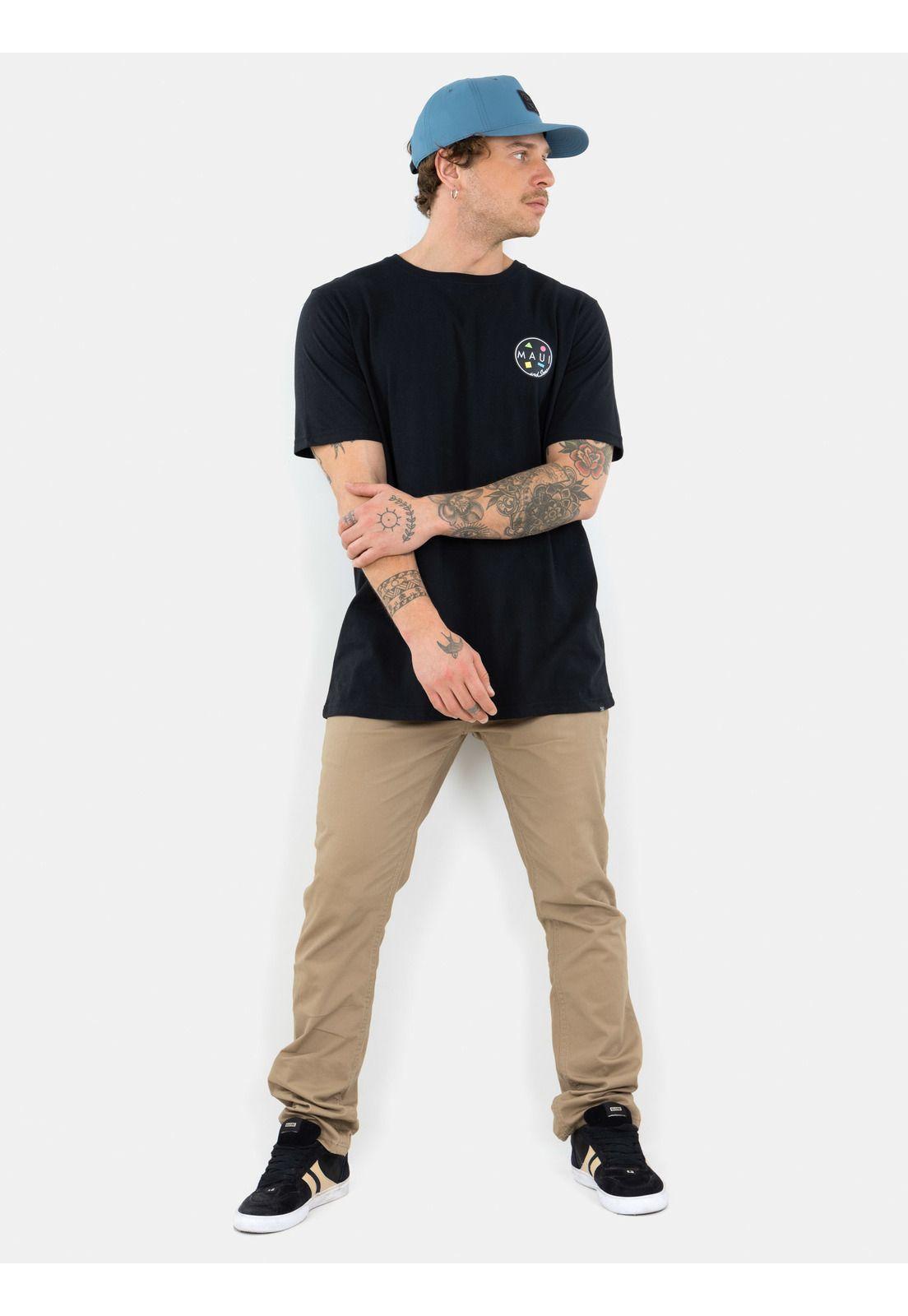 Polera MC Relax Pool Negro Hombre Maui And Sons-2