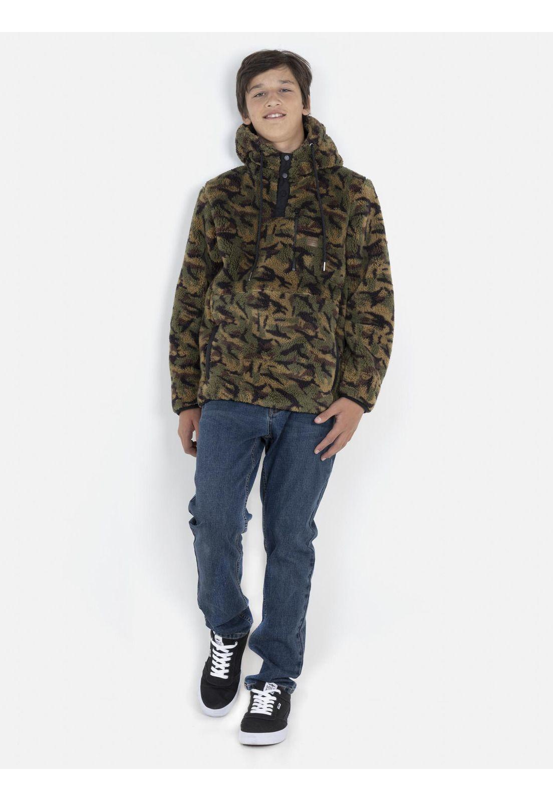 Poleron Juvenil 5O1746 Verde Maui and Sons-3