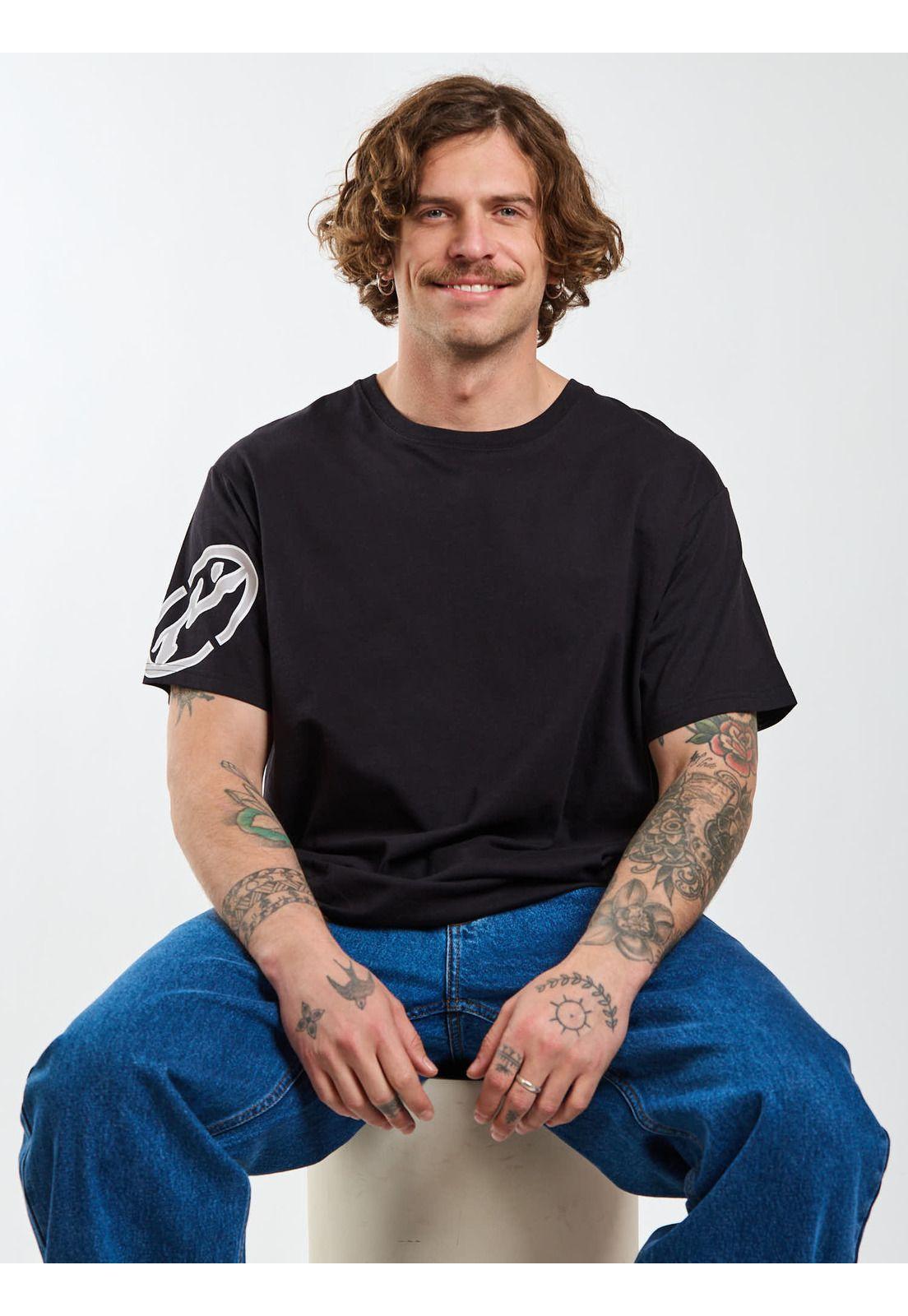 Polera MC East Coast Negro Hombre Rusty-7