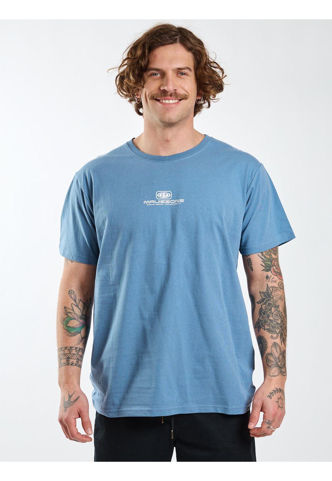 Polera MC Flow Celeste Hombre Maui and Sons-0