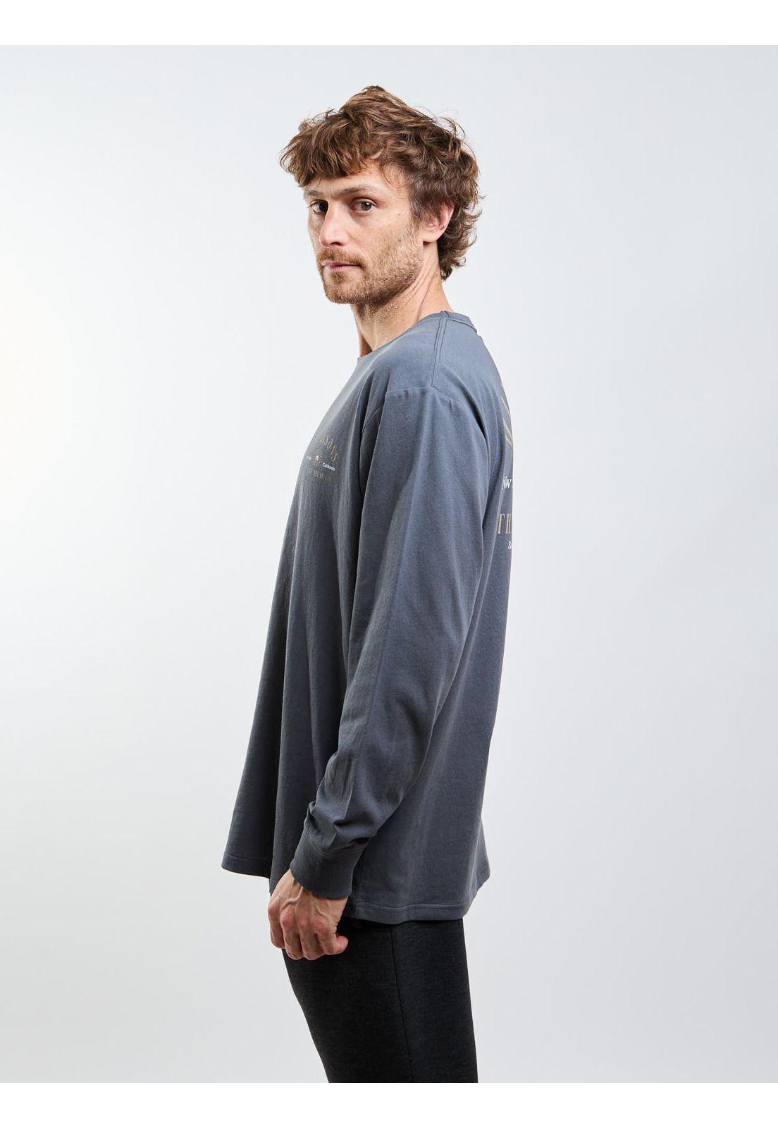 Polera ML Surf House Gris Hombre Maui And Sons-2