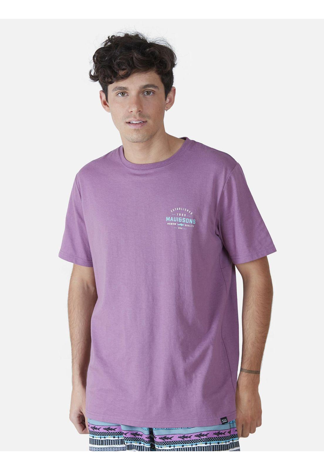 Polera  Hombre Burdeo 5P354-MV22 Maui And Sons-0