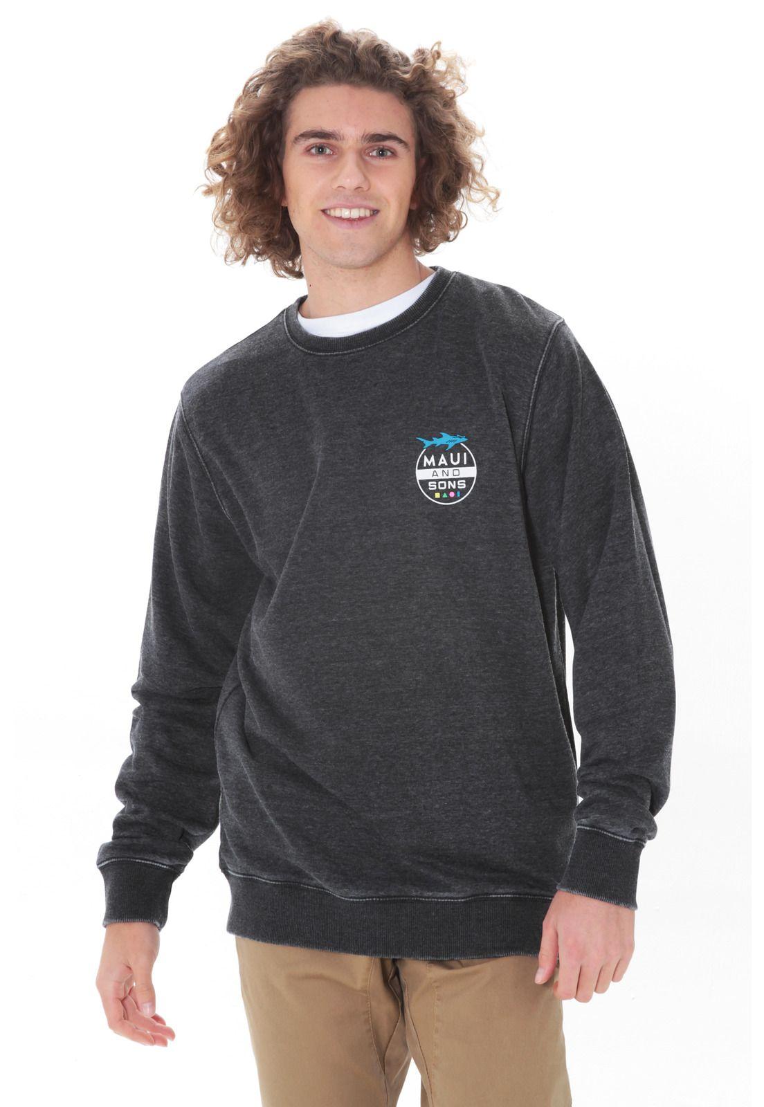 Poleron Hombre Maui 5O1017-MV21 Negro-3